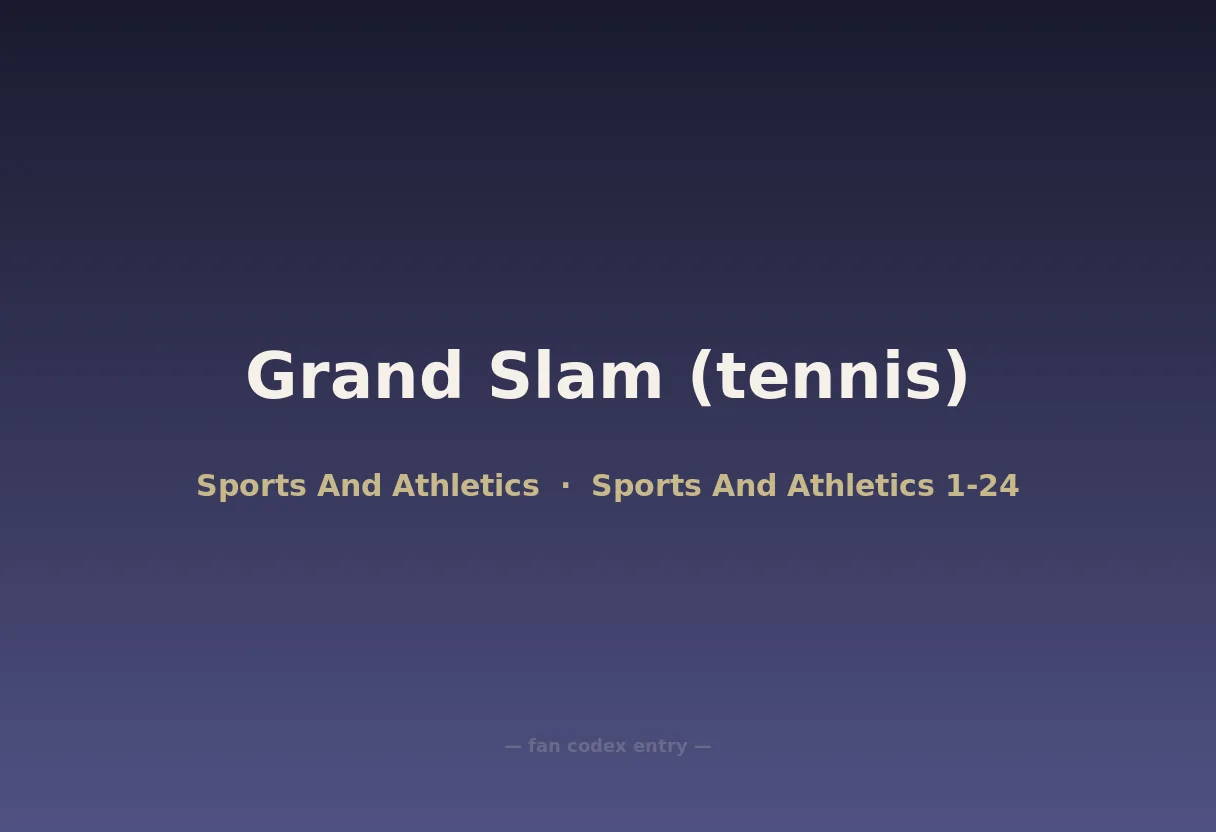 Grand Slam (tennis)