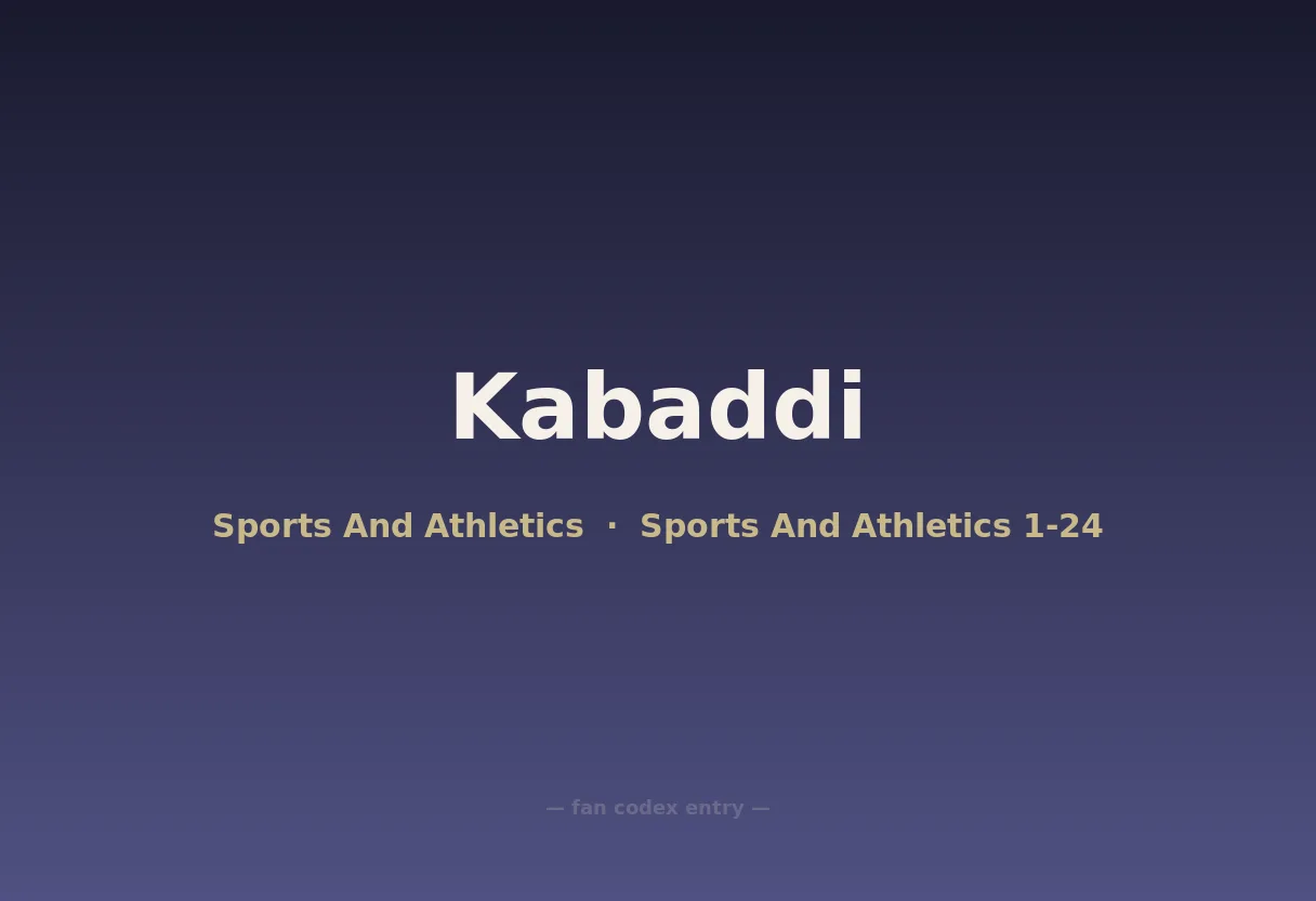 Kabaddi