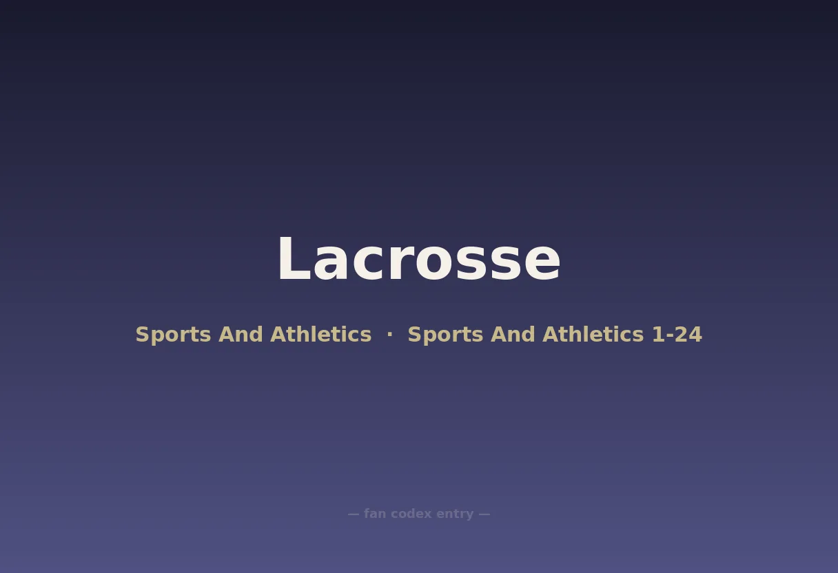 Lacrosse