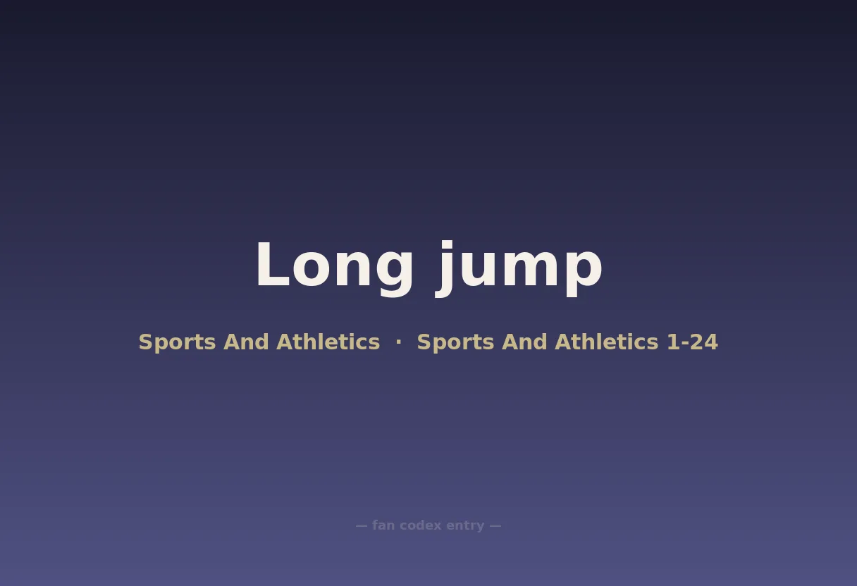 Long jump