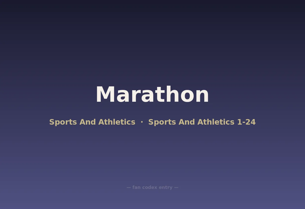 Marathon