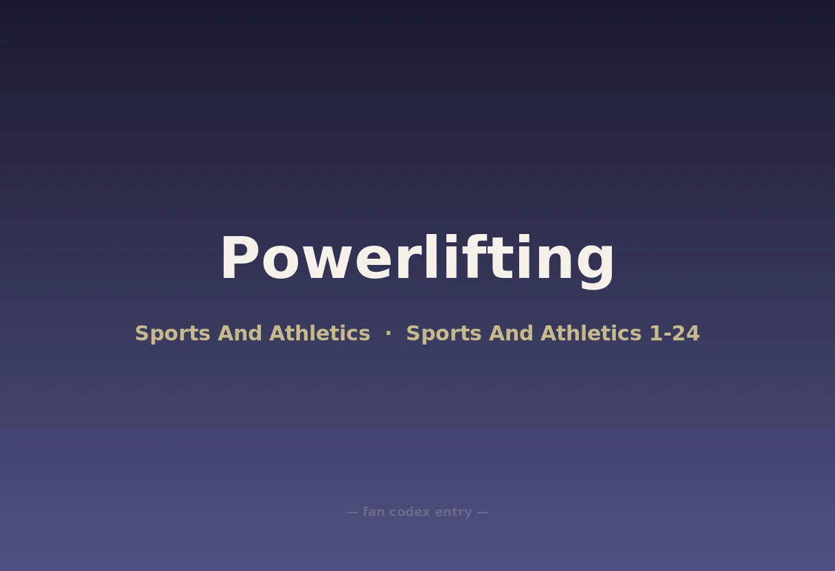 Powerlifting