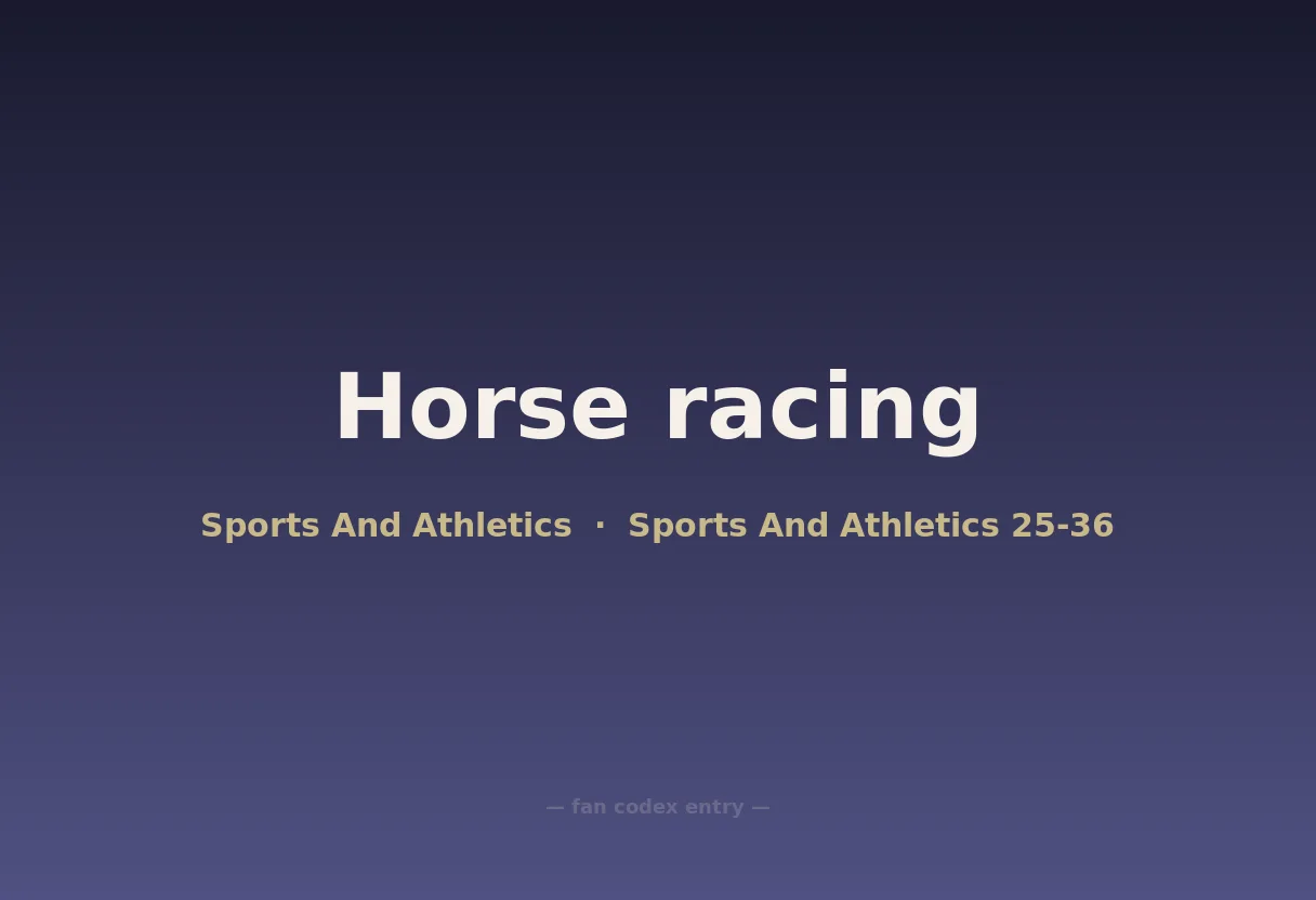 Horse racing